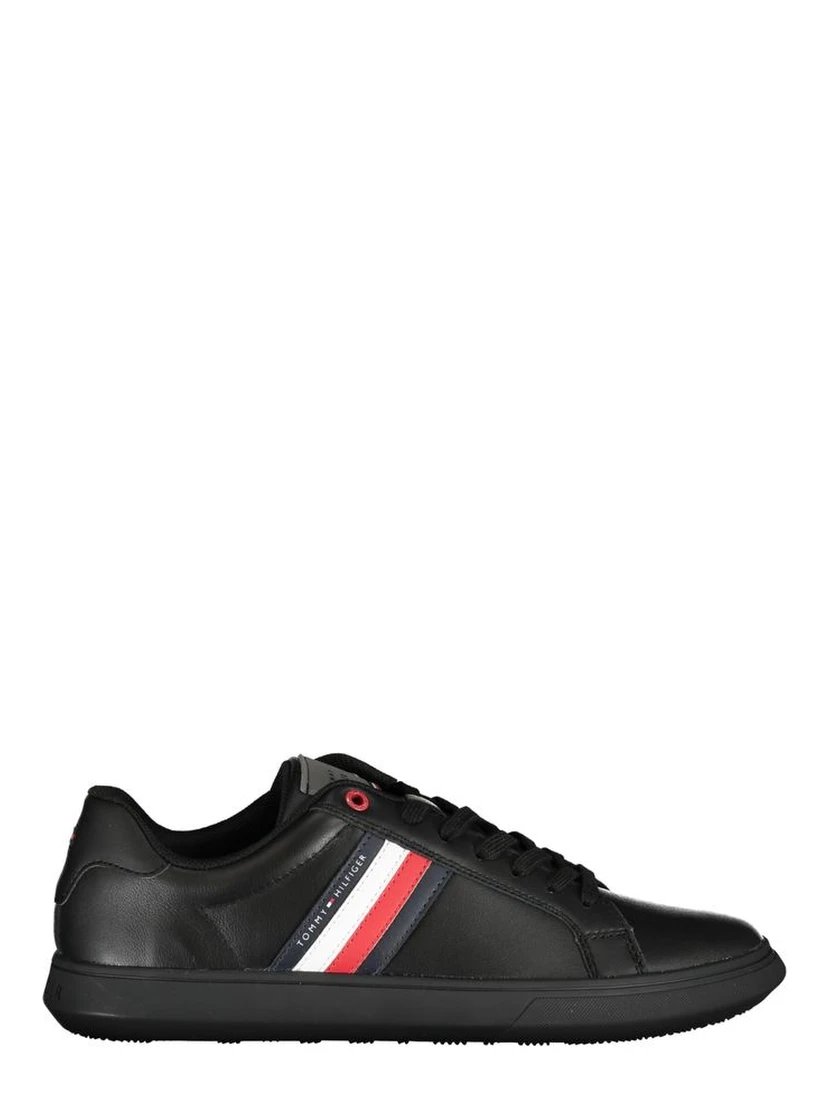 Black Polyester Sneaker