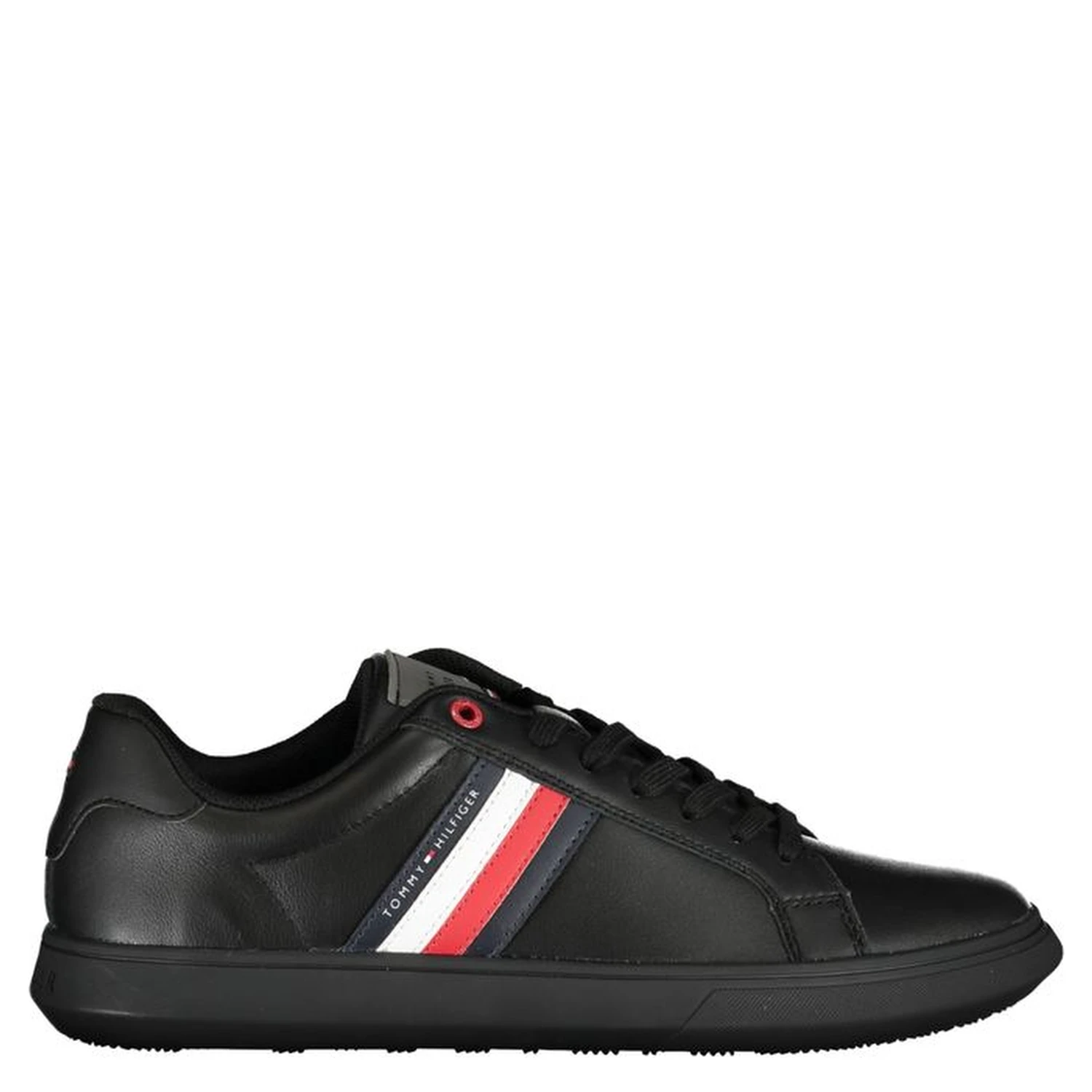 Black Polyester Sneaker