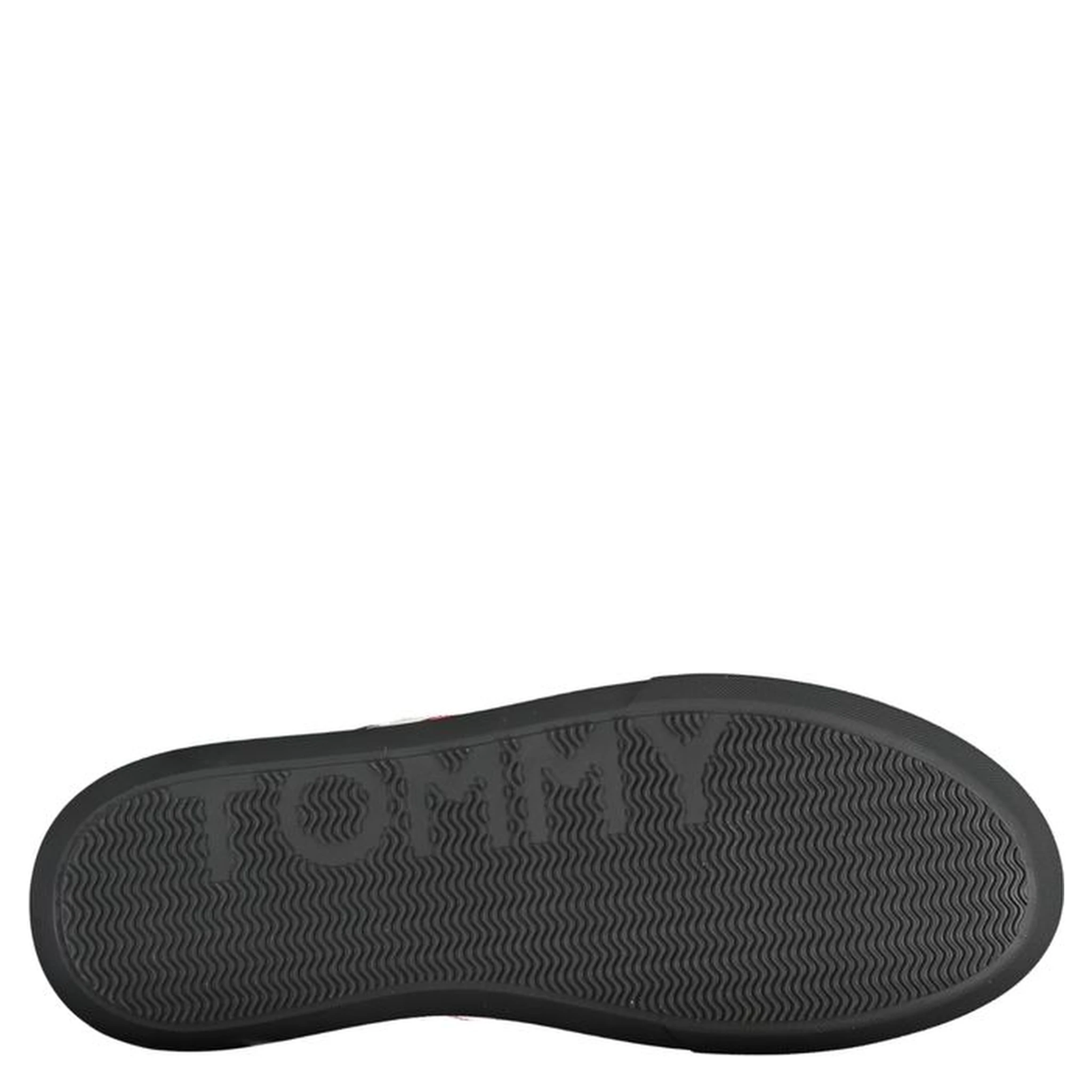 Black Polyester Sneaker