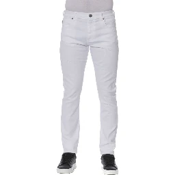 White Cotton Jeans Denim