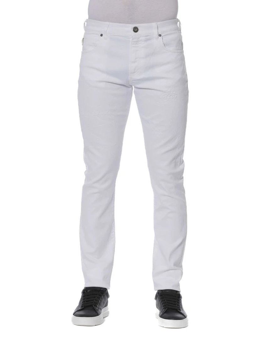 White Cotton Jeans Denim