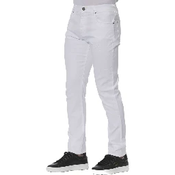 White Cotton Jeans Denim