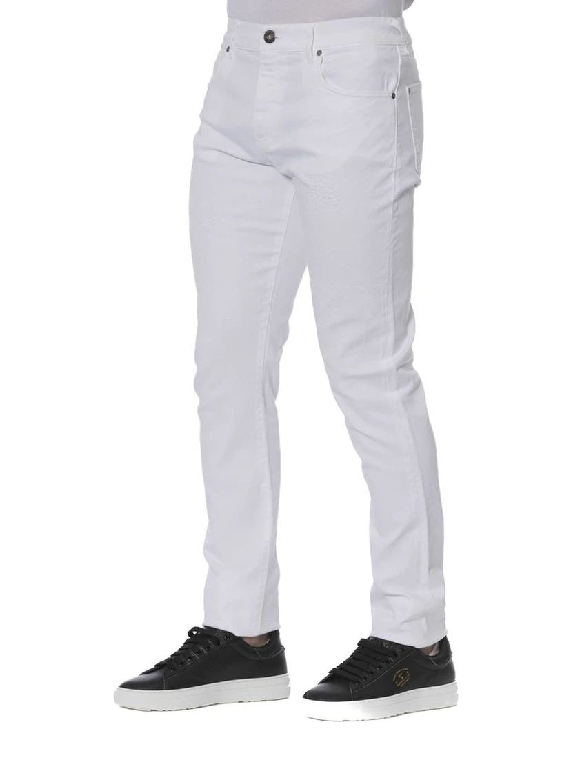 White Cotton Jeans Denim