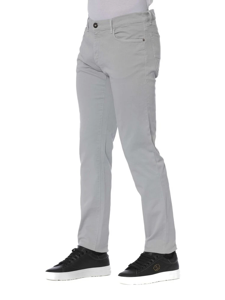 Gray Cotton Jeans Denim alternative