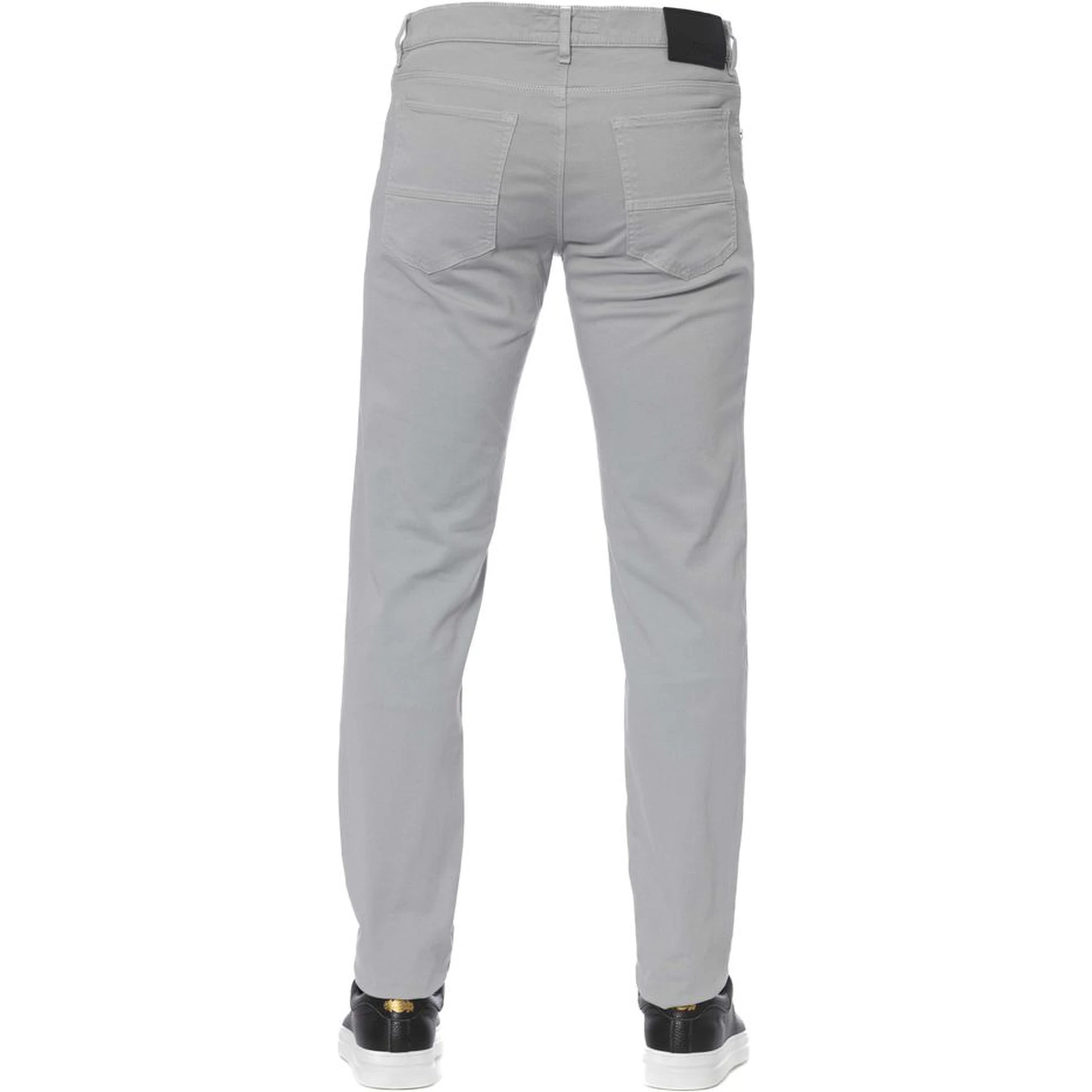 Gray Cotton Jeans Denim