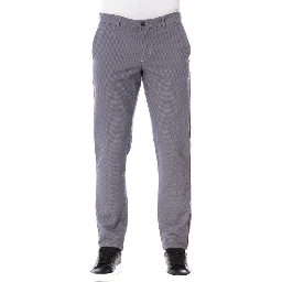 Blue Cotton Pant
