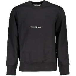 Black Cotton Sweatshirt