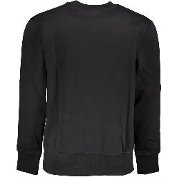 Black Cotton Sweatshirt