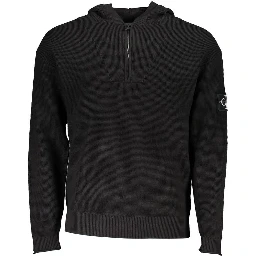 Black Cotton Sweater