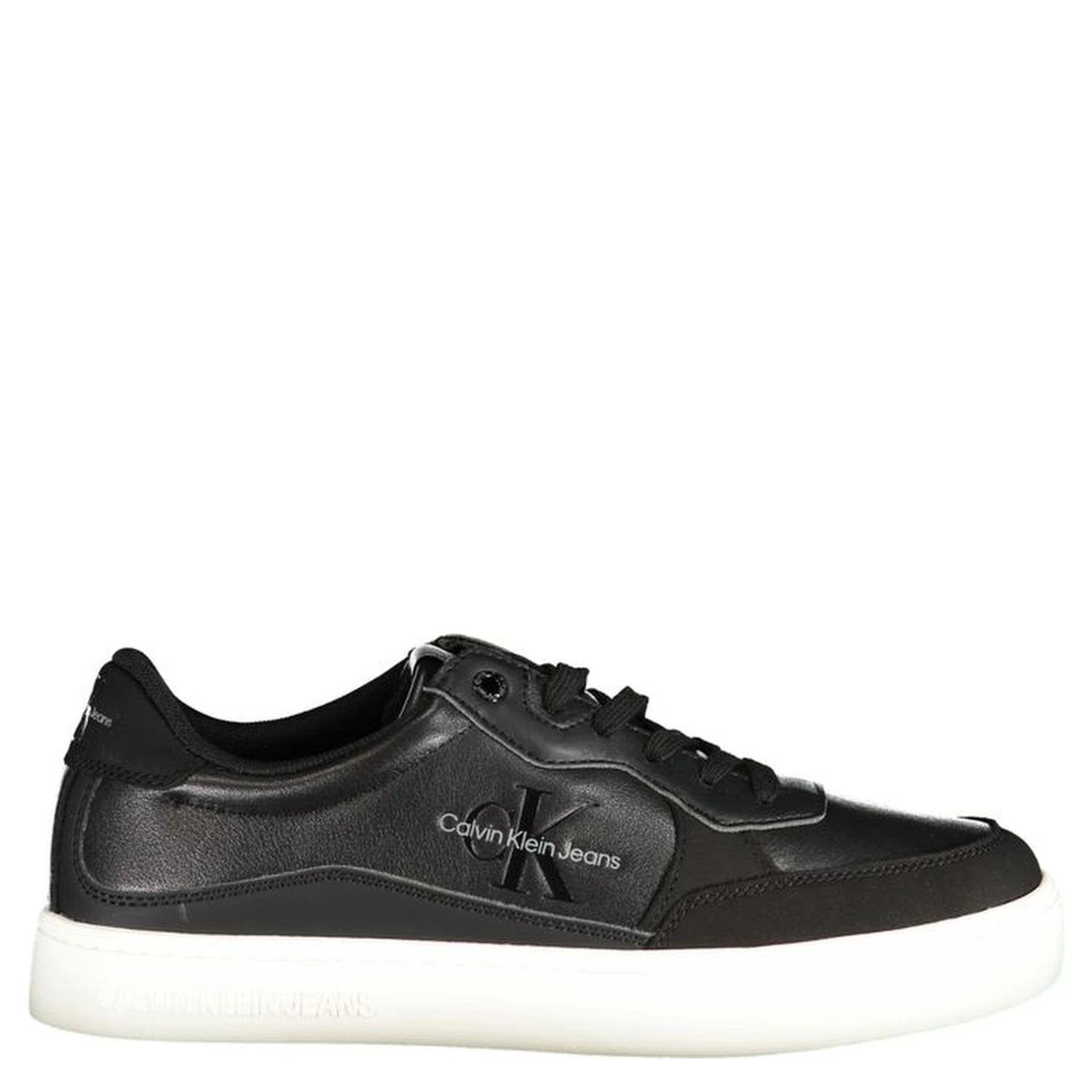 Black Polyester Sneaker