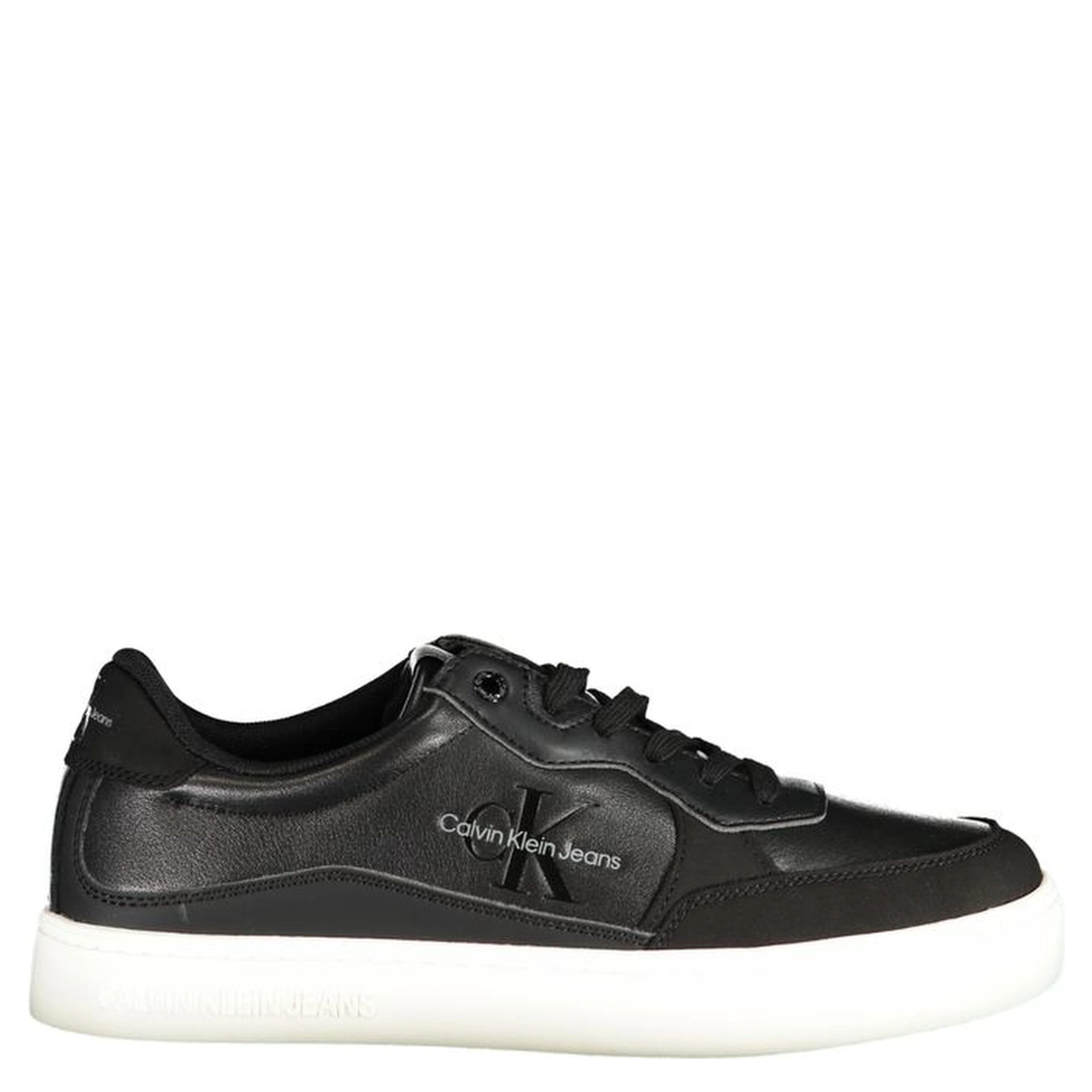 Black Polyester Sneaker