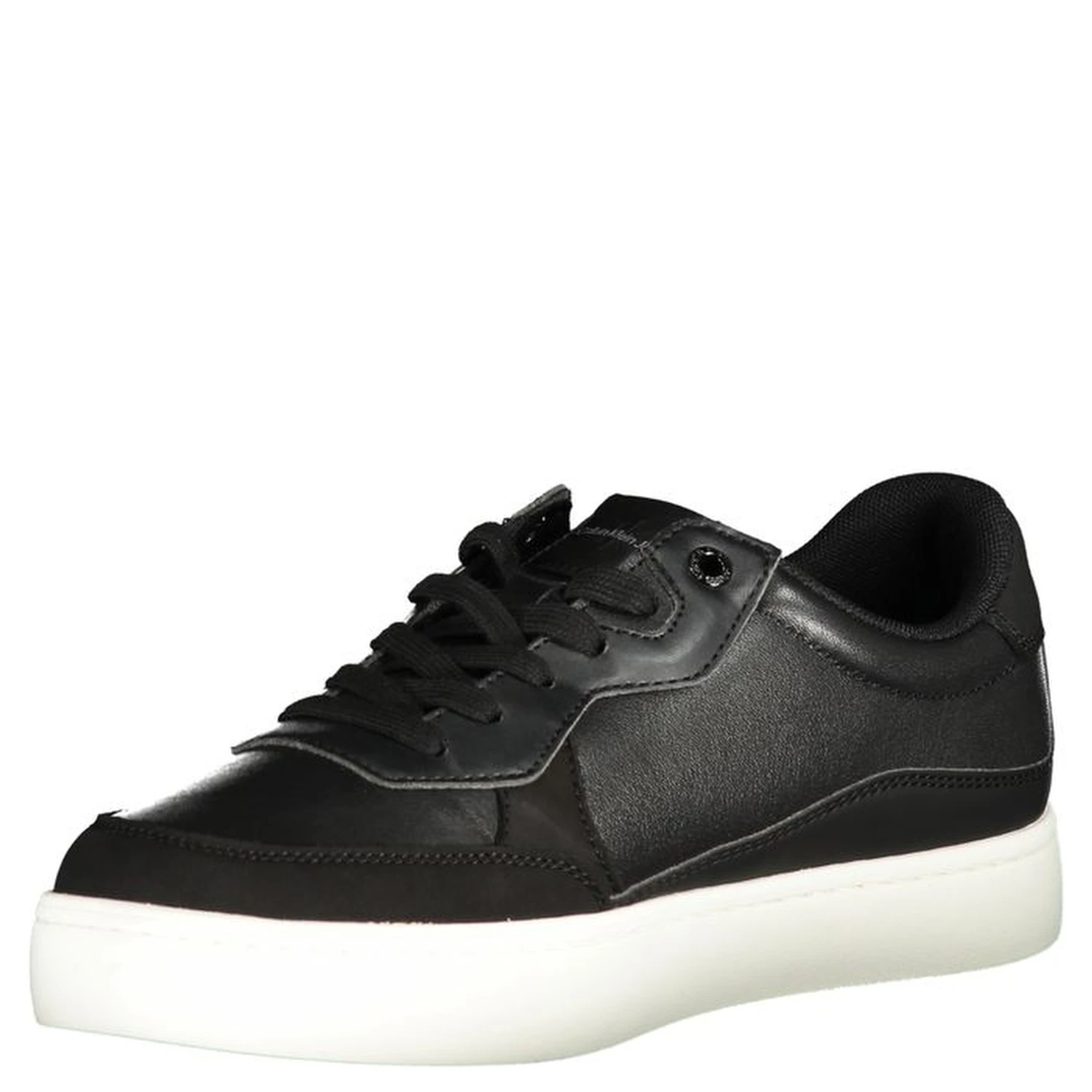 Black Polyester Sneaker