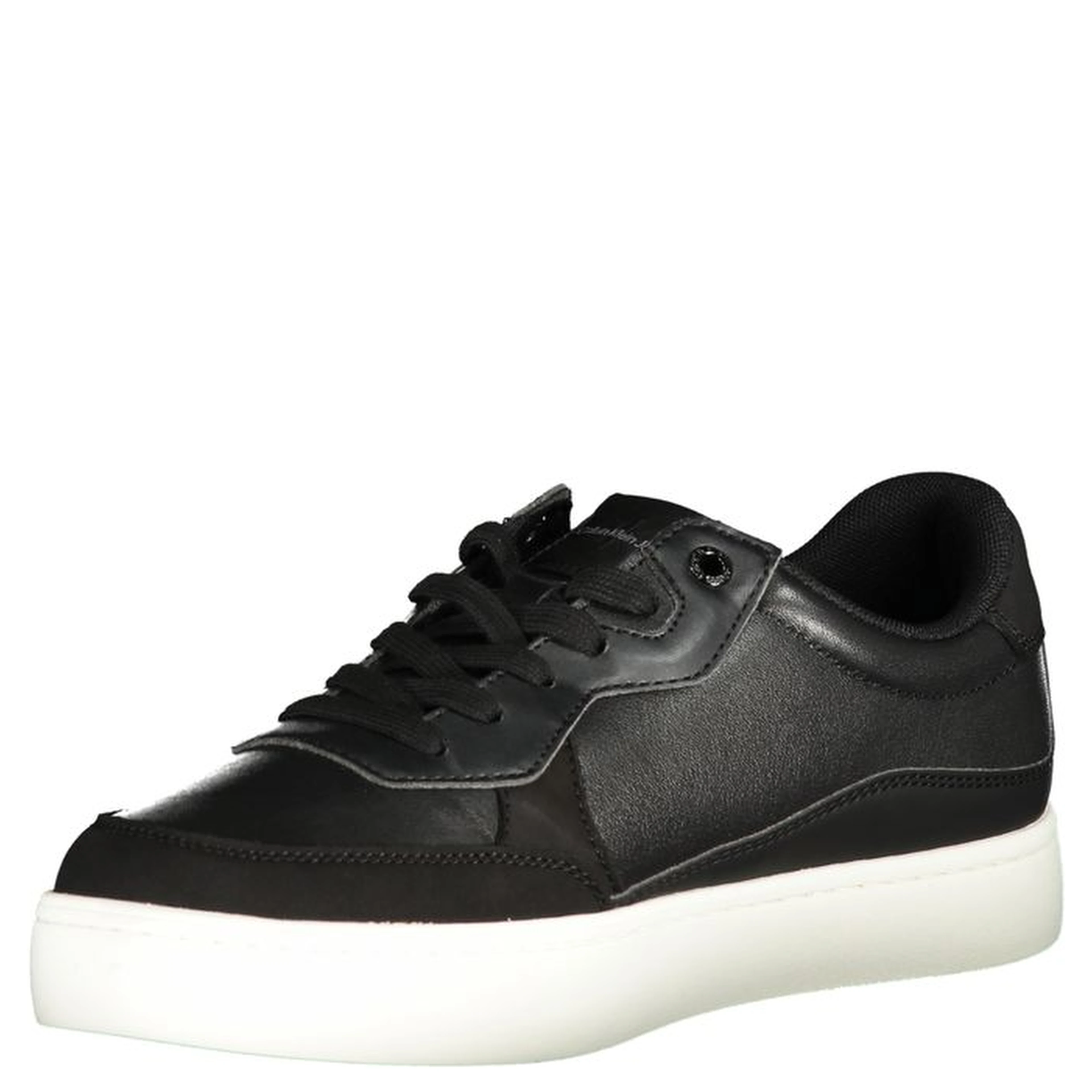 Black Polyester Sneaker