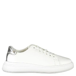White Polyester Sneaker