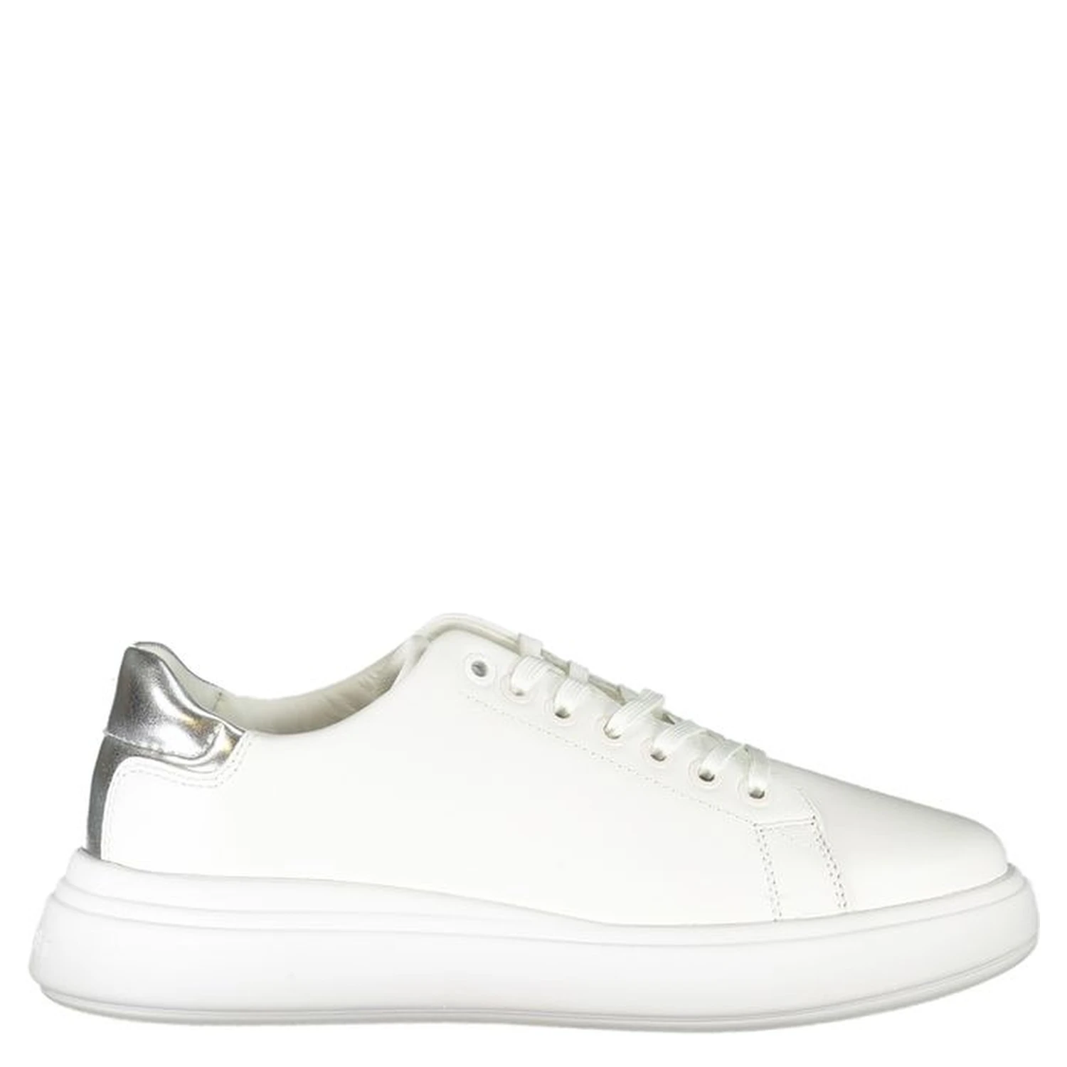 White Polyester Sneaker