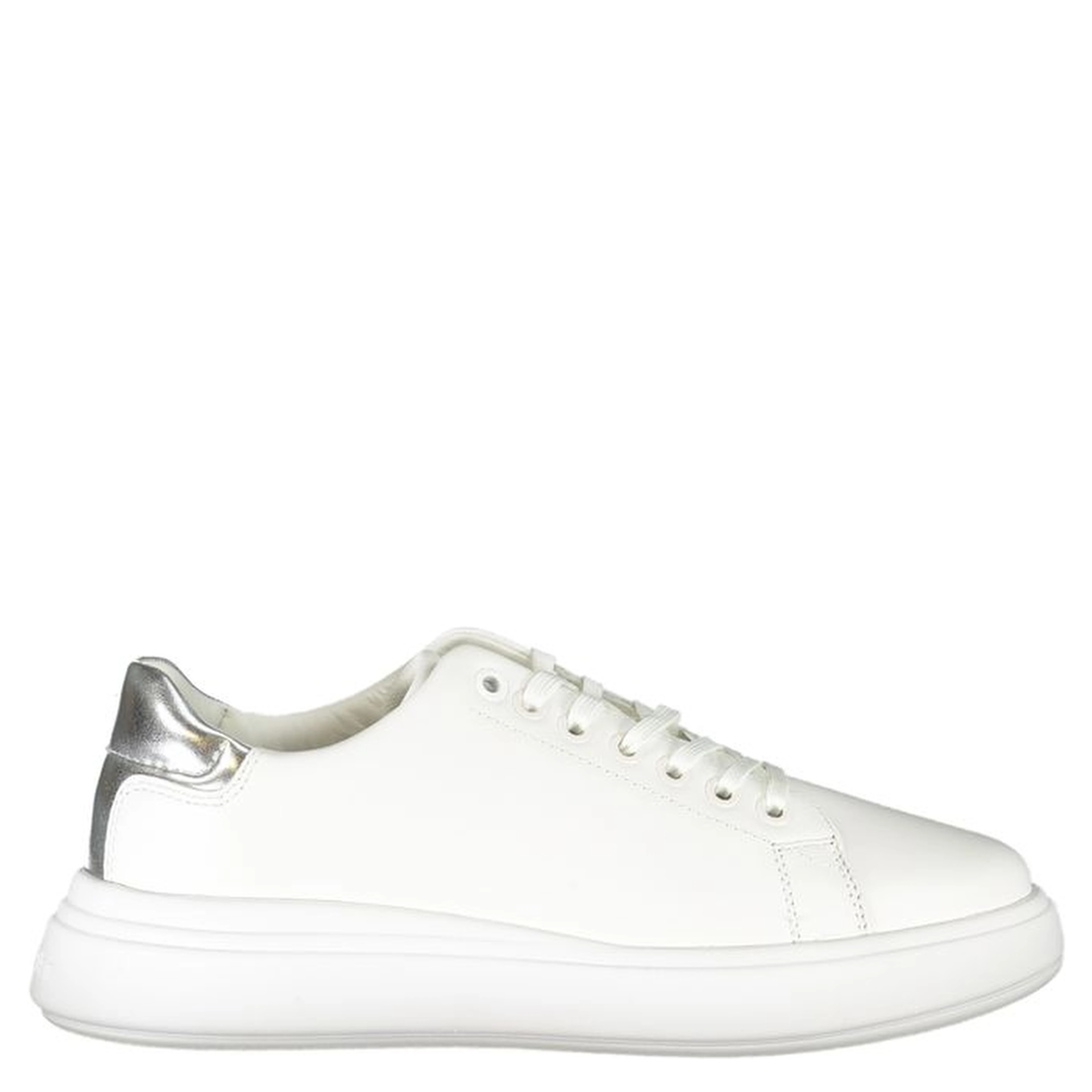 White Polyester Sneaker