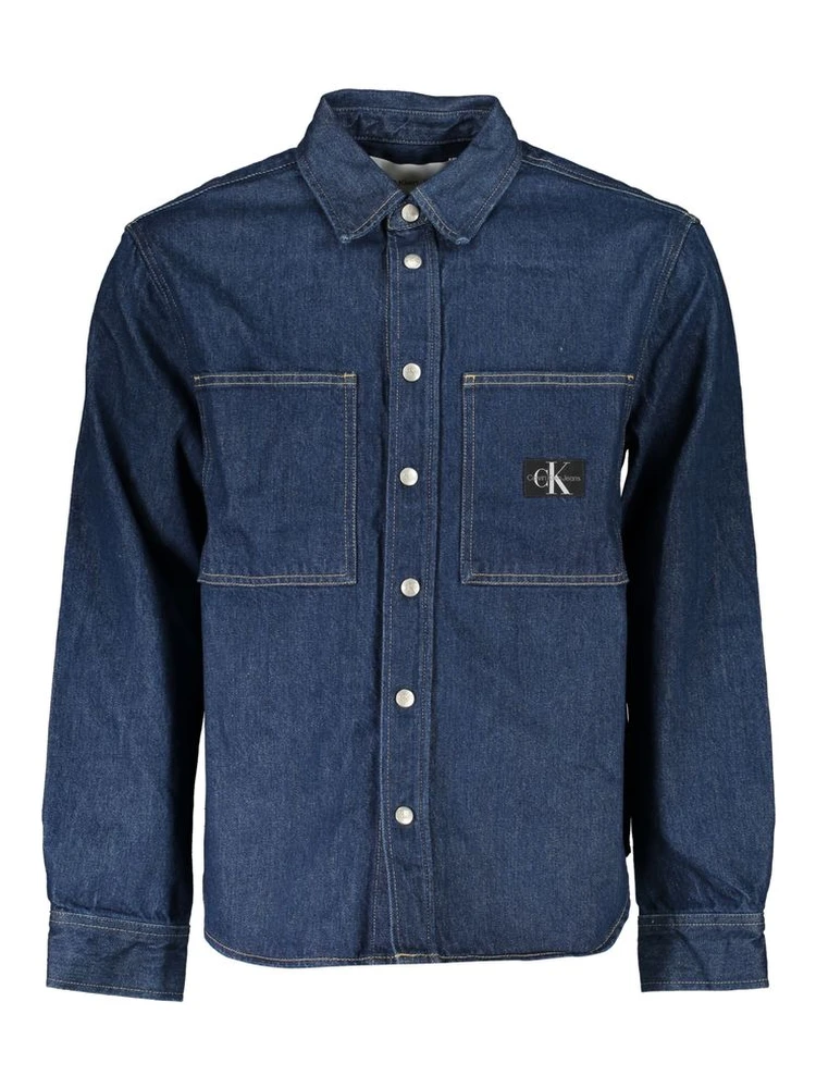 Blue Cotton Jackets & Coat