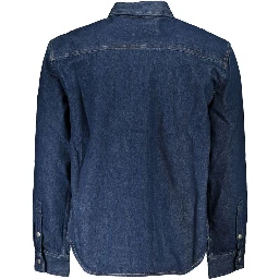 Blue Cotton Jackets & Coat