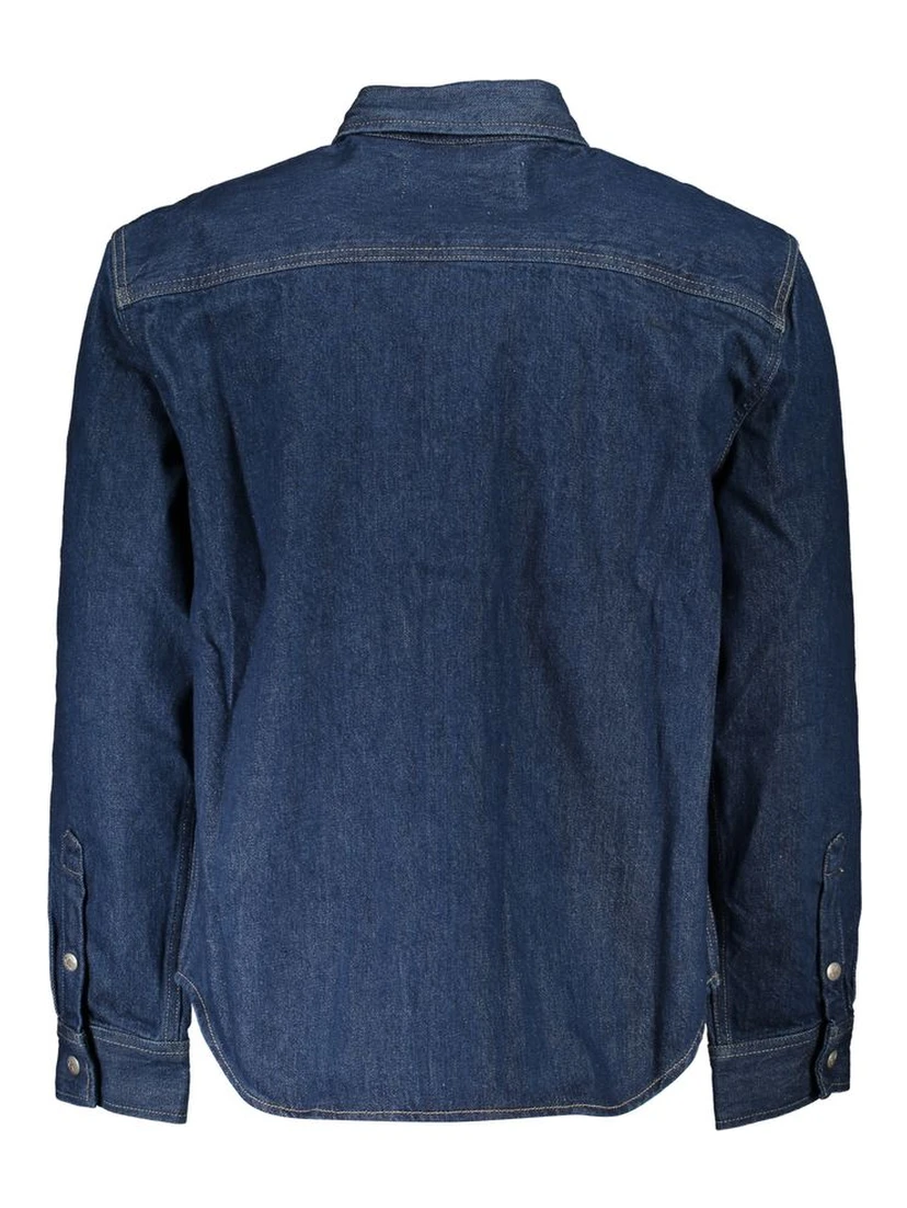 Blue Cotton Jackets & Coat