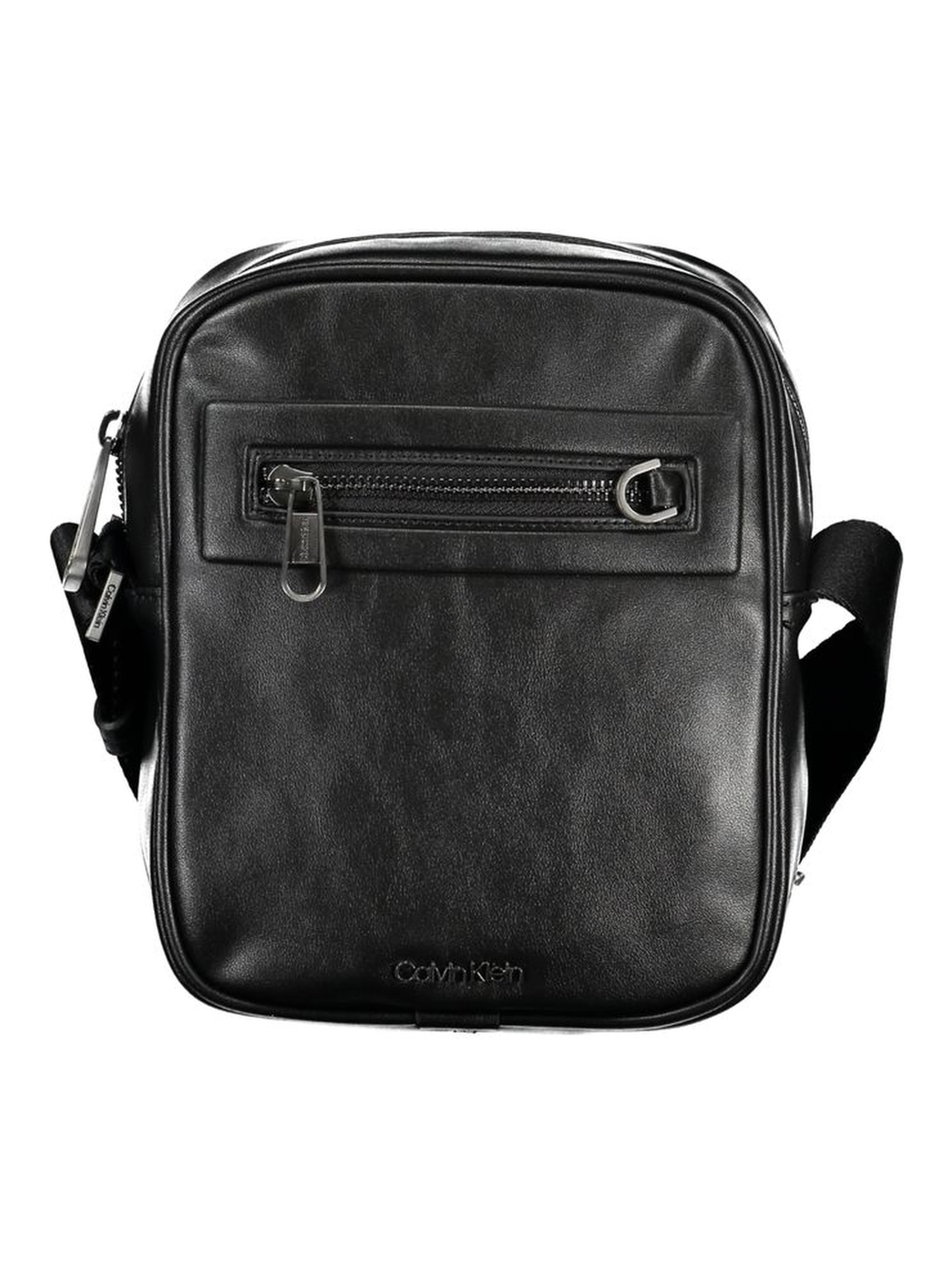 Black Polyester Shoulder Bag