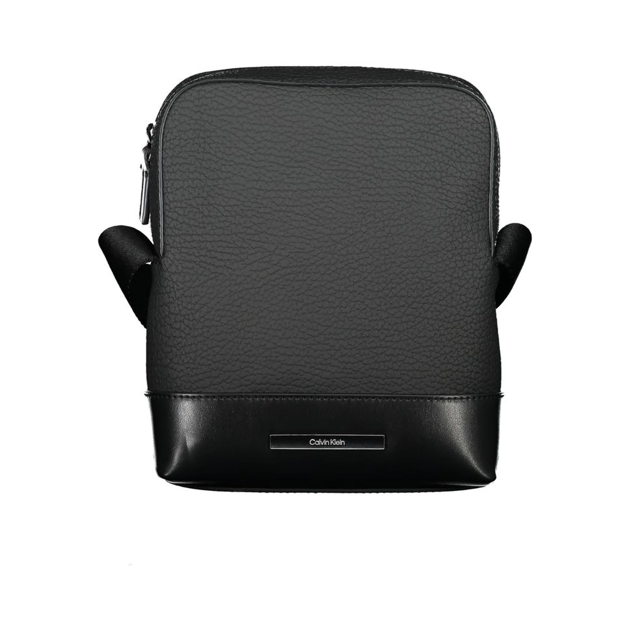 Black Polyester Shoulder Bag