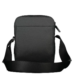Black Polyester Shoulder Bag