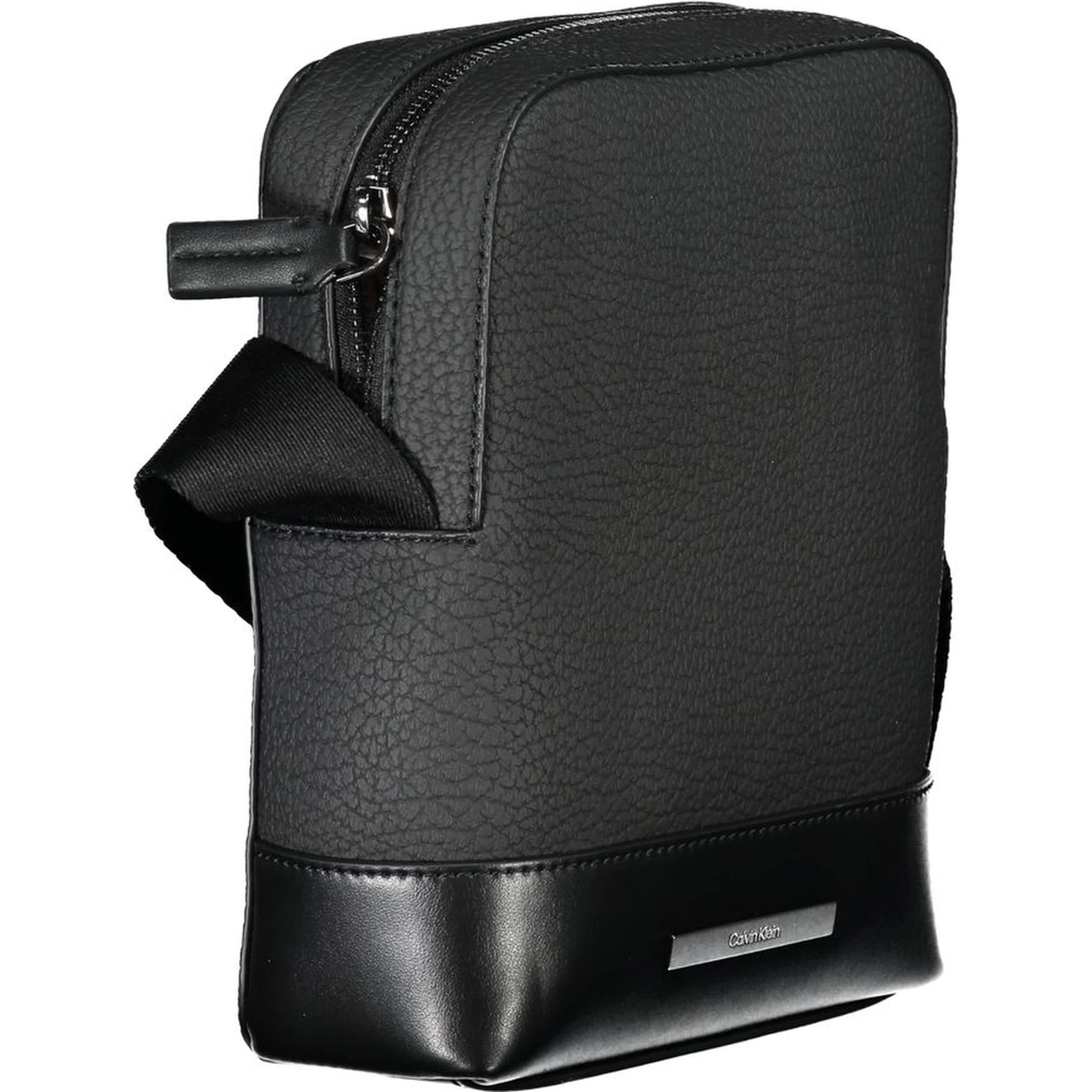 Black Polyester Shoulder Bag