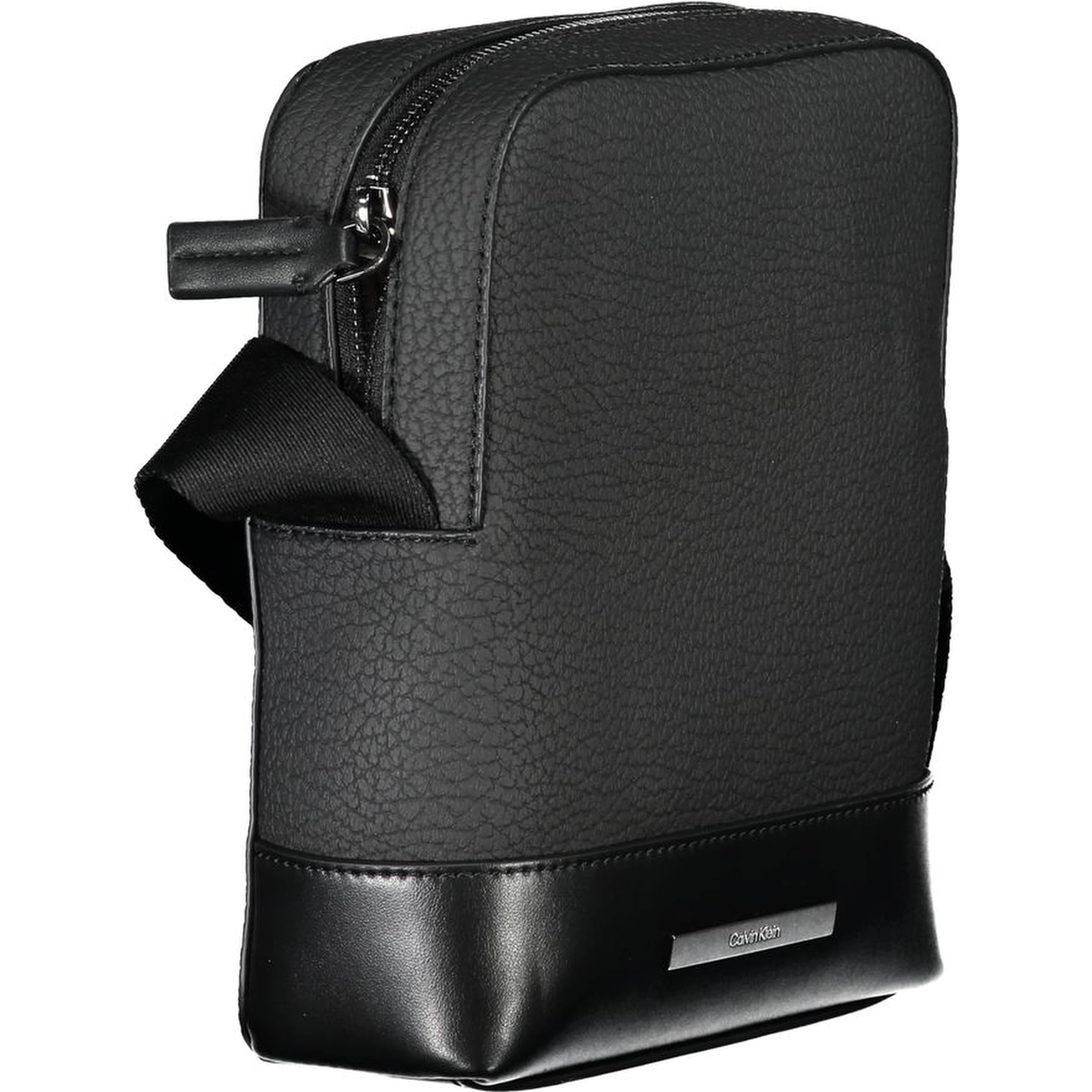 Black Polyester Shoulder Bag