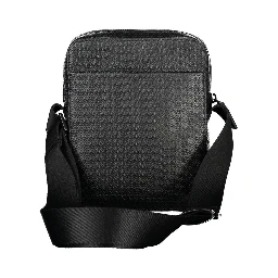 Black Polyester Shoulder Bag