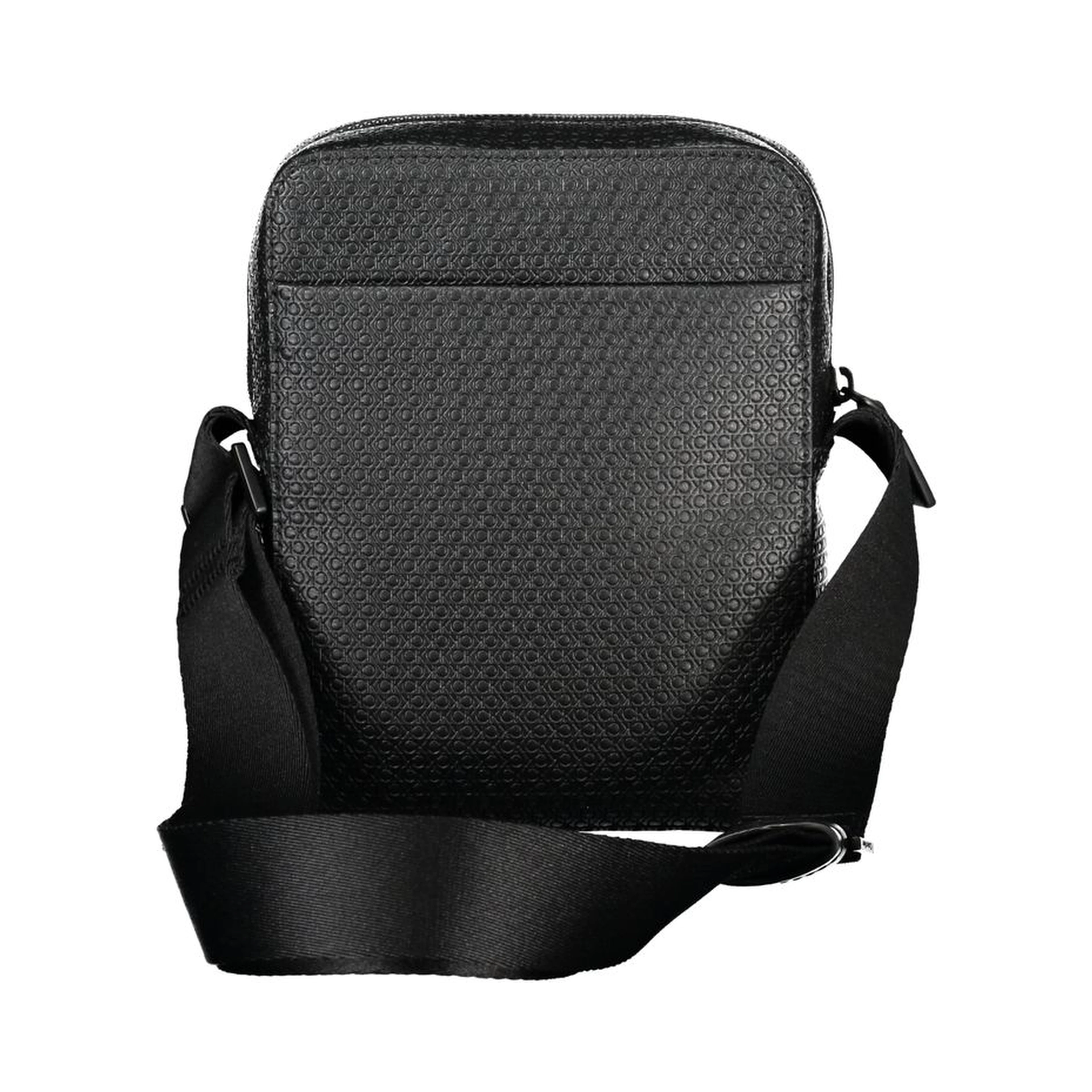 Black Polyester Shoulder Bag