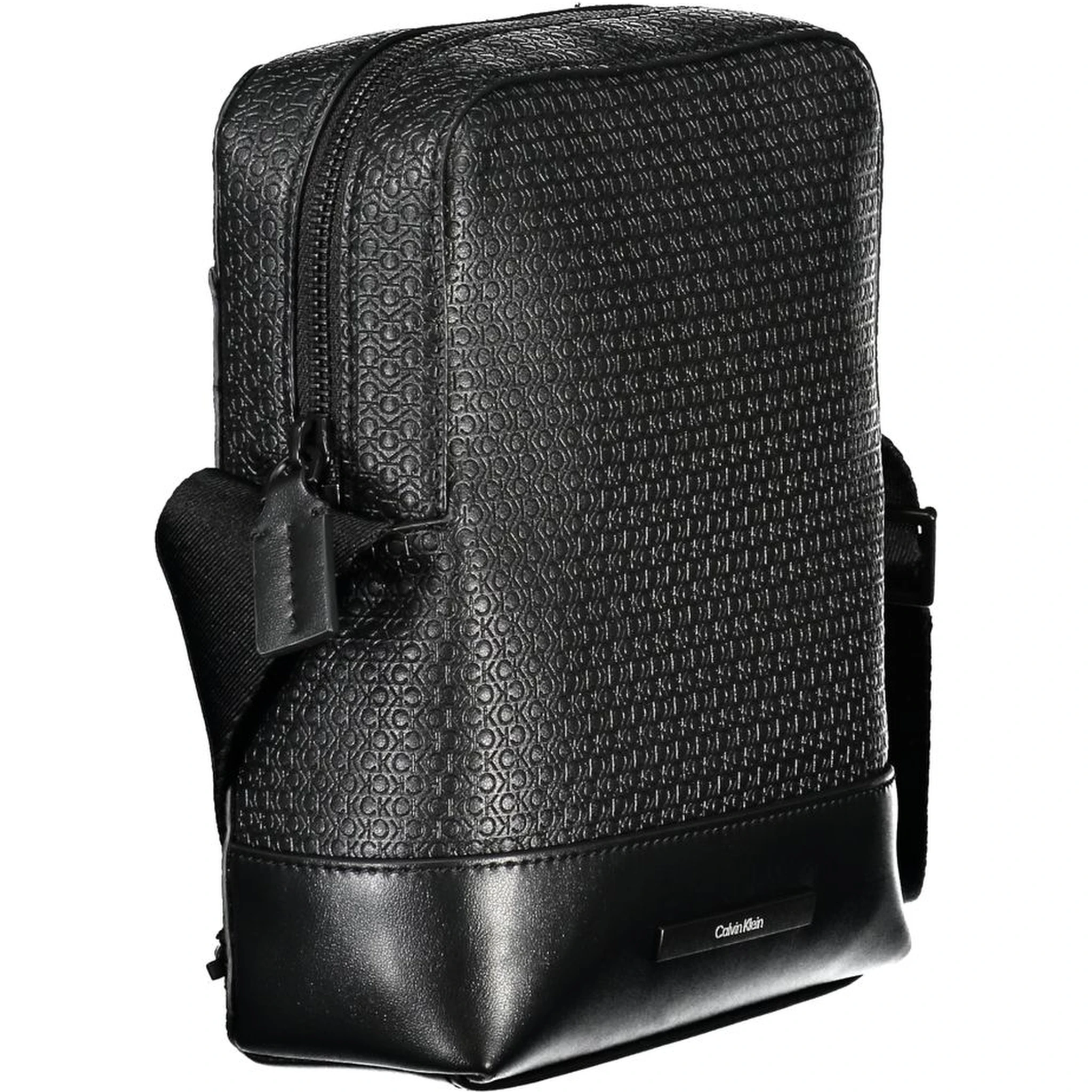 Black Polyester Shoulder Bag