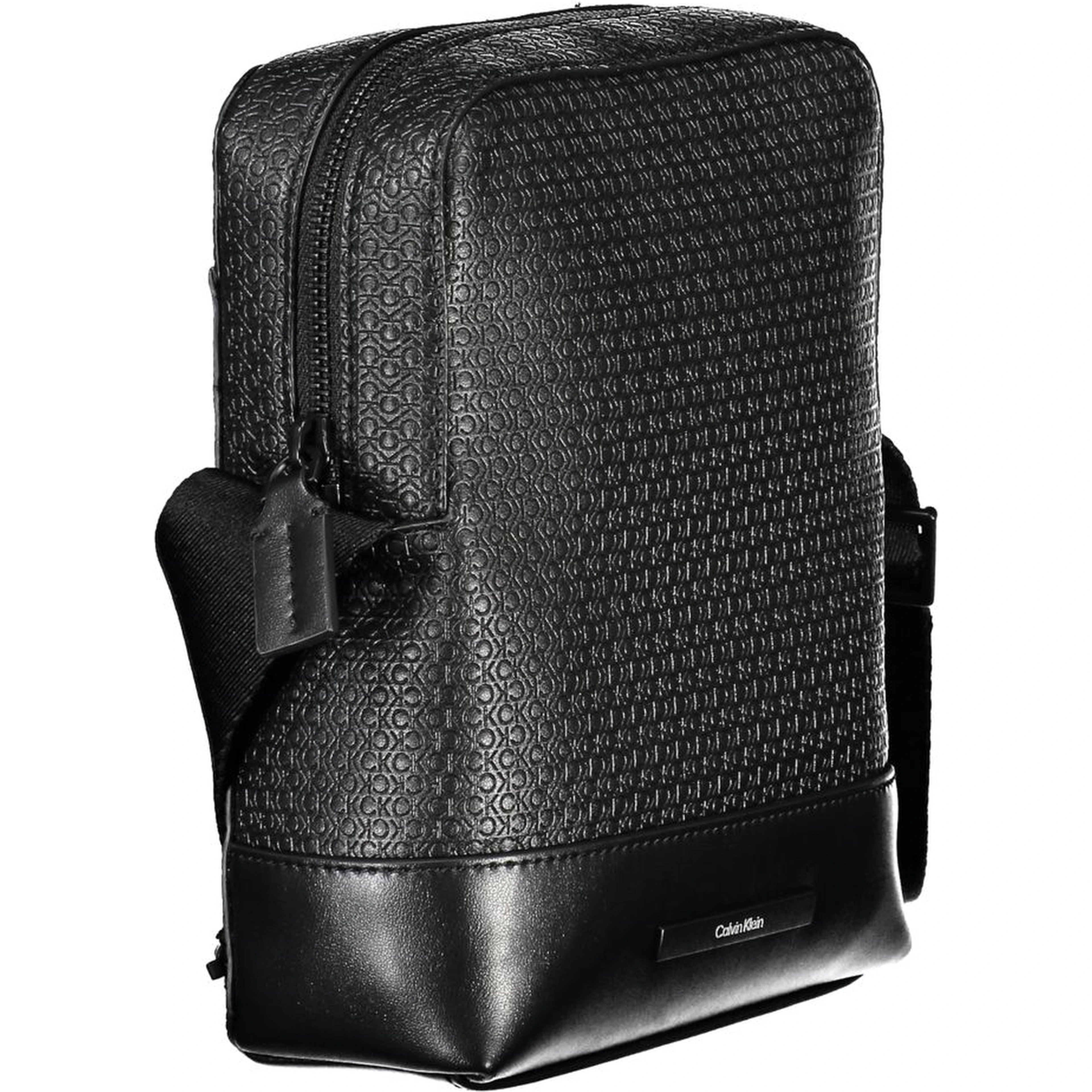 Black Polyester Shoulder Bag