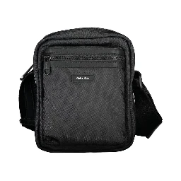 Black Polyester Shoulder Bag