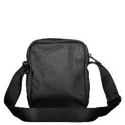 Black Polyester Shoulder Bag
