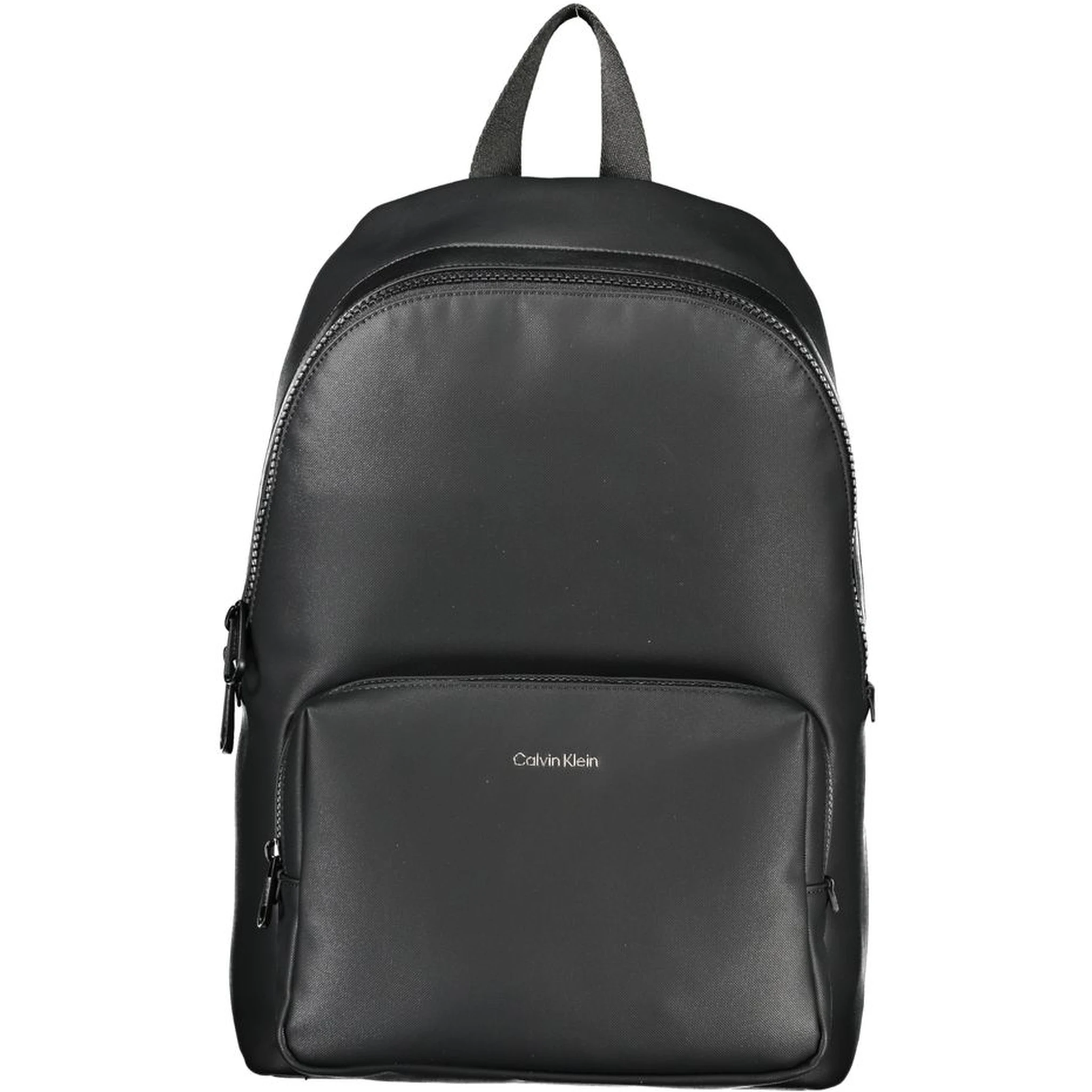 Black Polyester Backpack