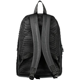 Black Polyester Backpack