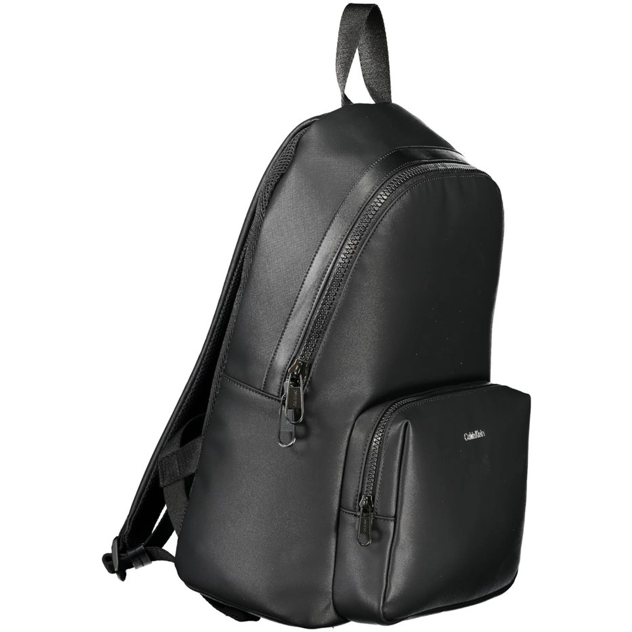 Black Polyester Backpack