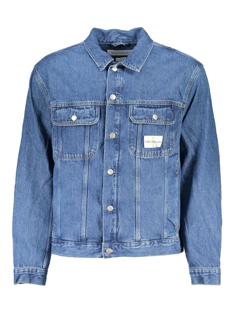 Blue Cotton Jackets & Coat