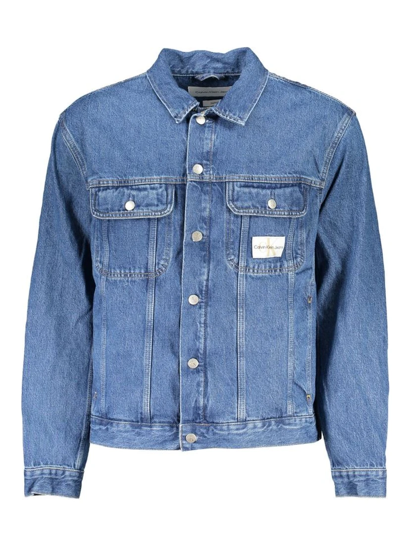 Blue Cotton Jackets & Coat