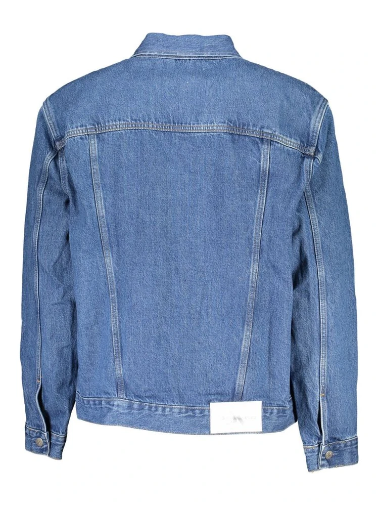 Blue Cotton Jackets & Coat alternative