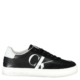 Black Polyester Sneaker