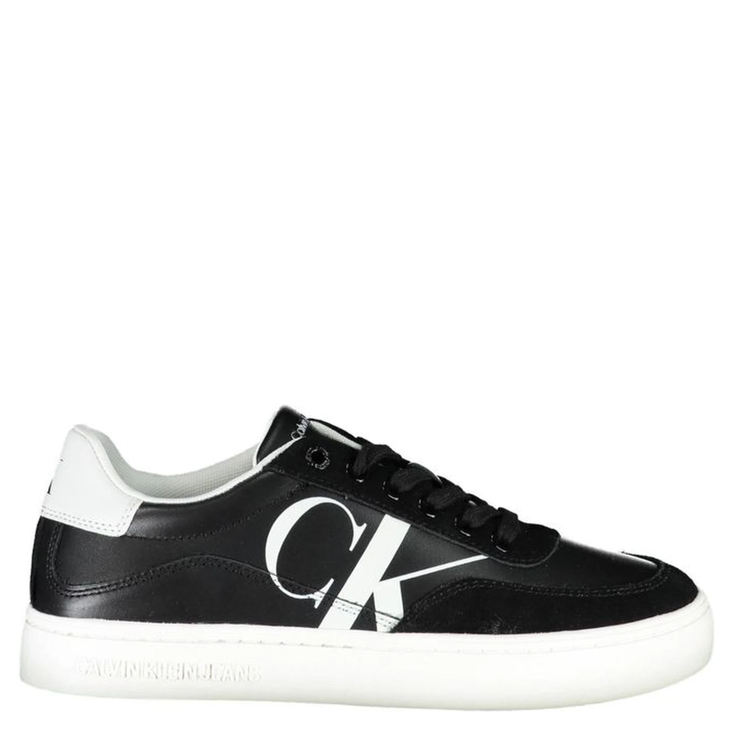 Black Polyester Sneaker