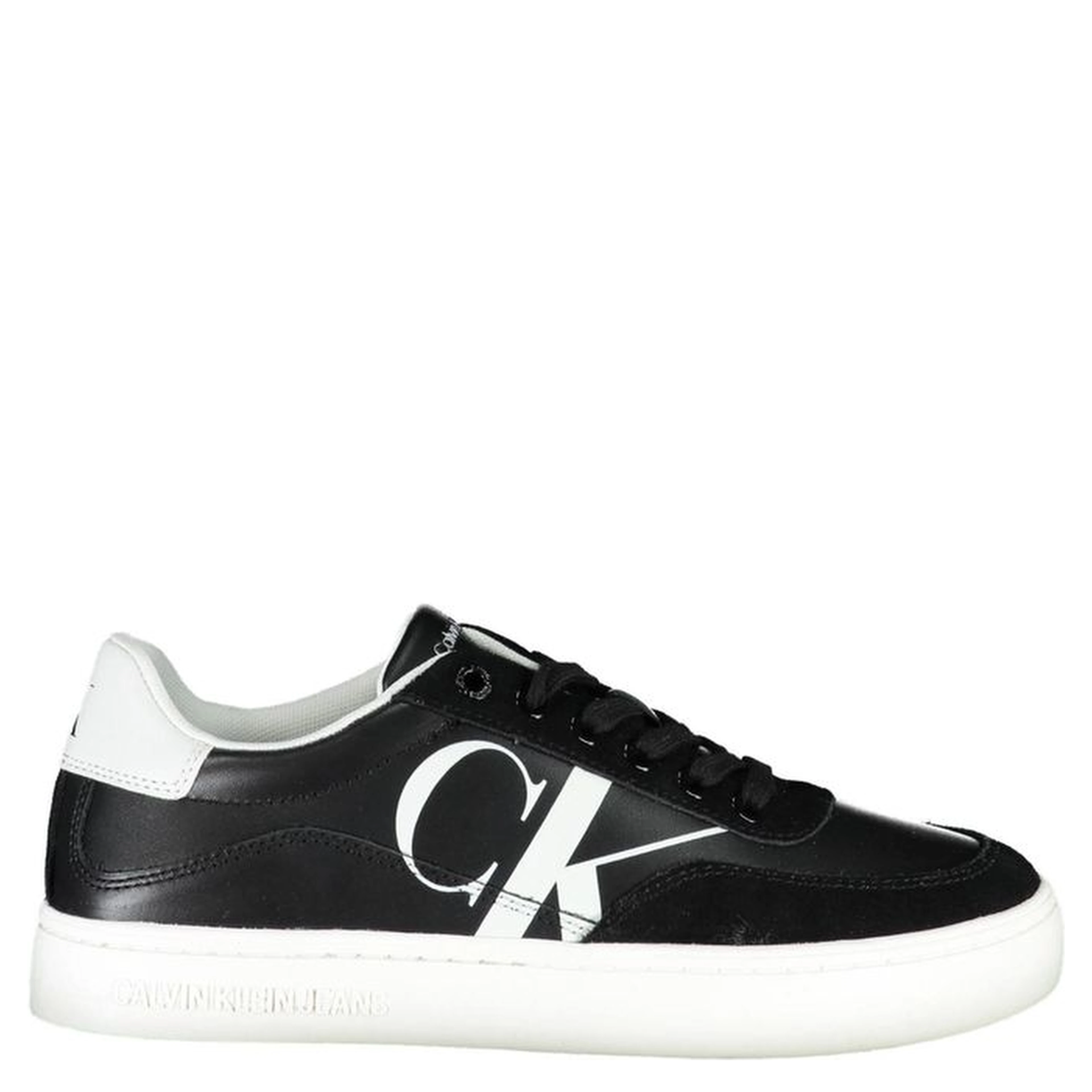 Black Polyester Sneaker
