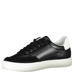 Black Polyester Sneaker