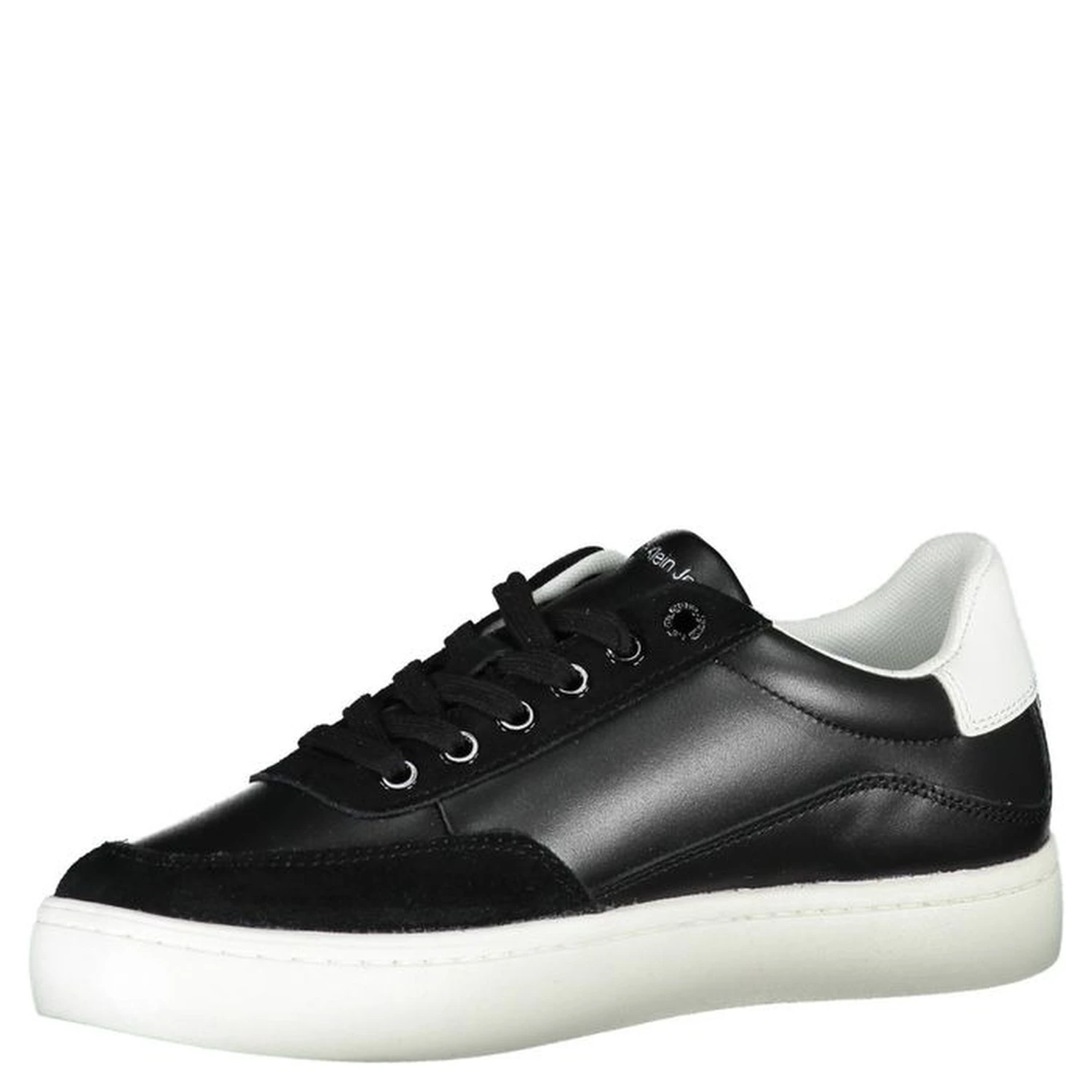 Black Polyester Sneaker