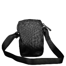 Black Polyester Shoulder Bag
