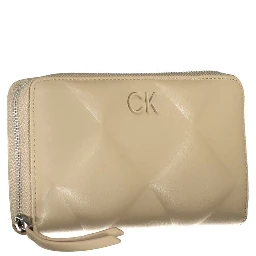 Beige Polyester Wallet
