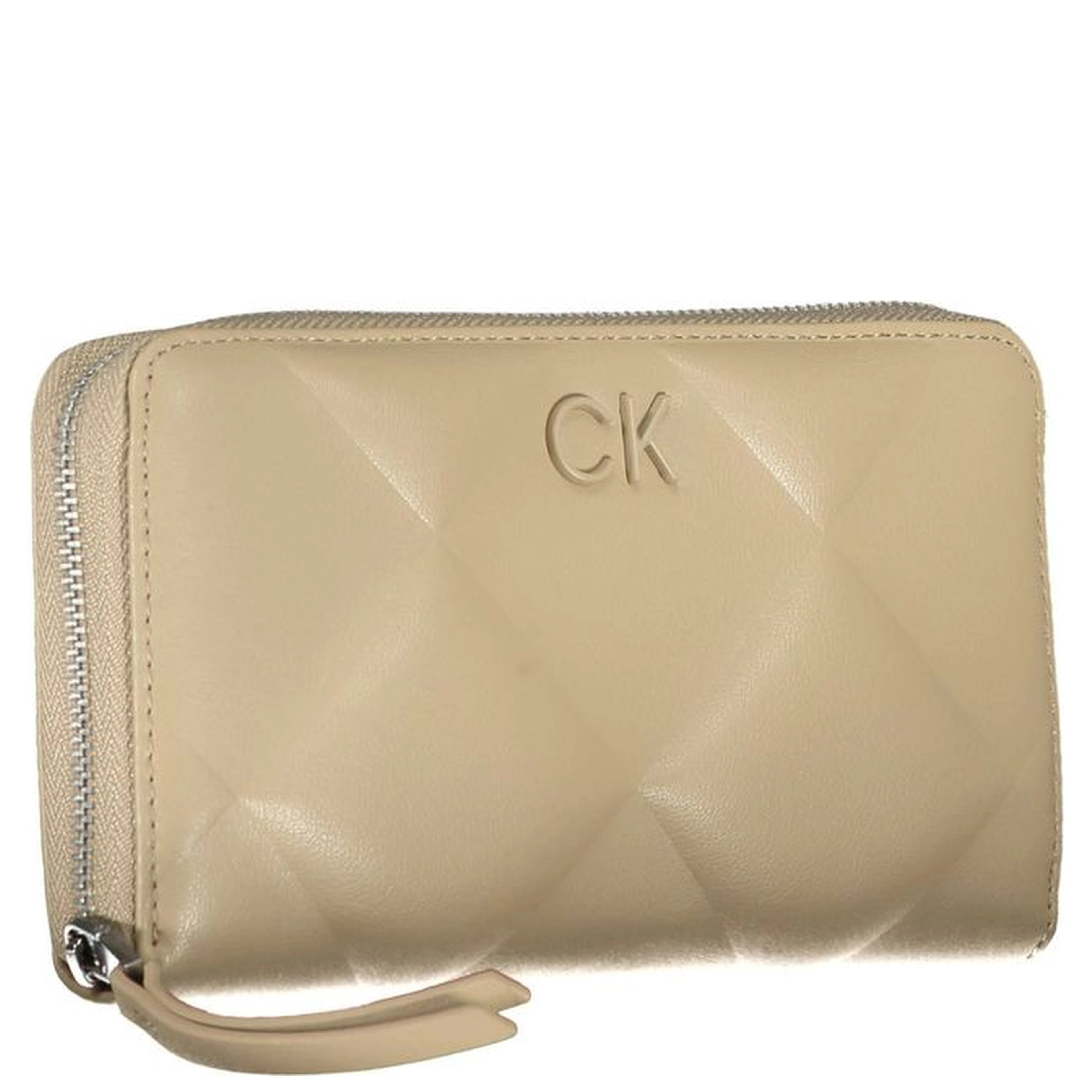 Beige Polyester Wallet