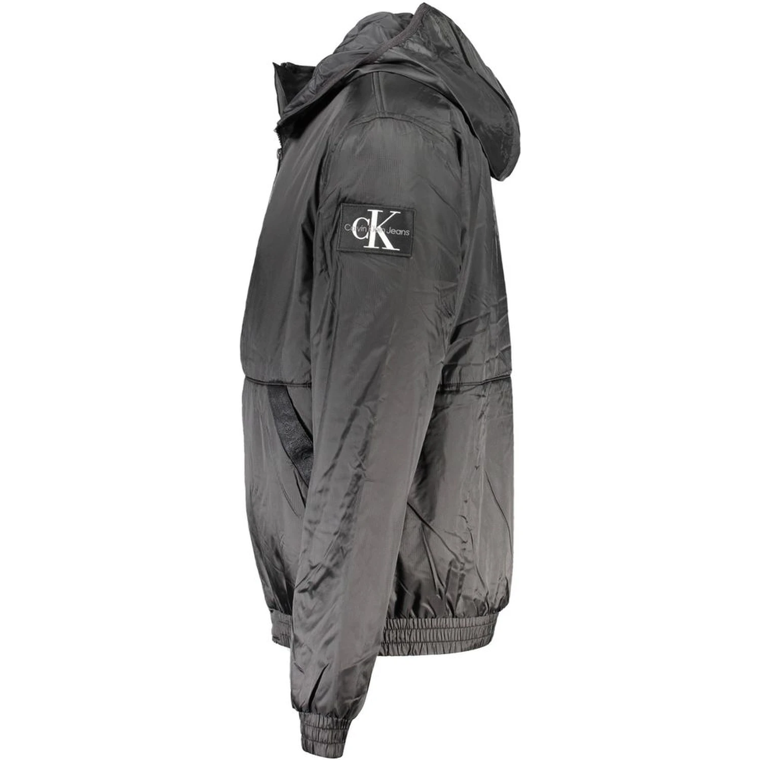 Black Polyester Jackets & Coat