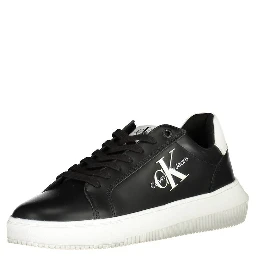 Black Polyester Sneaker